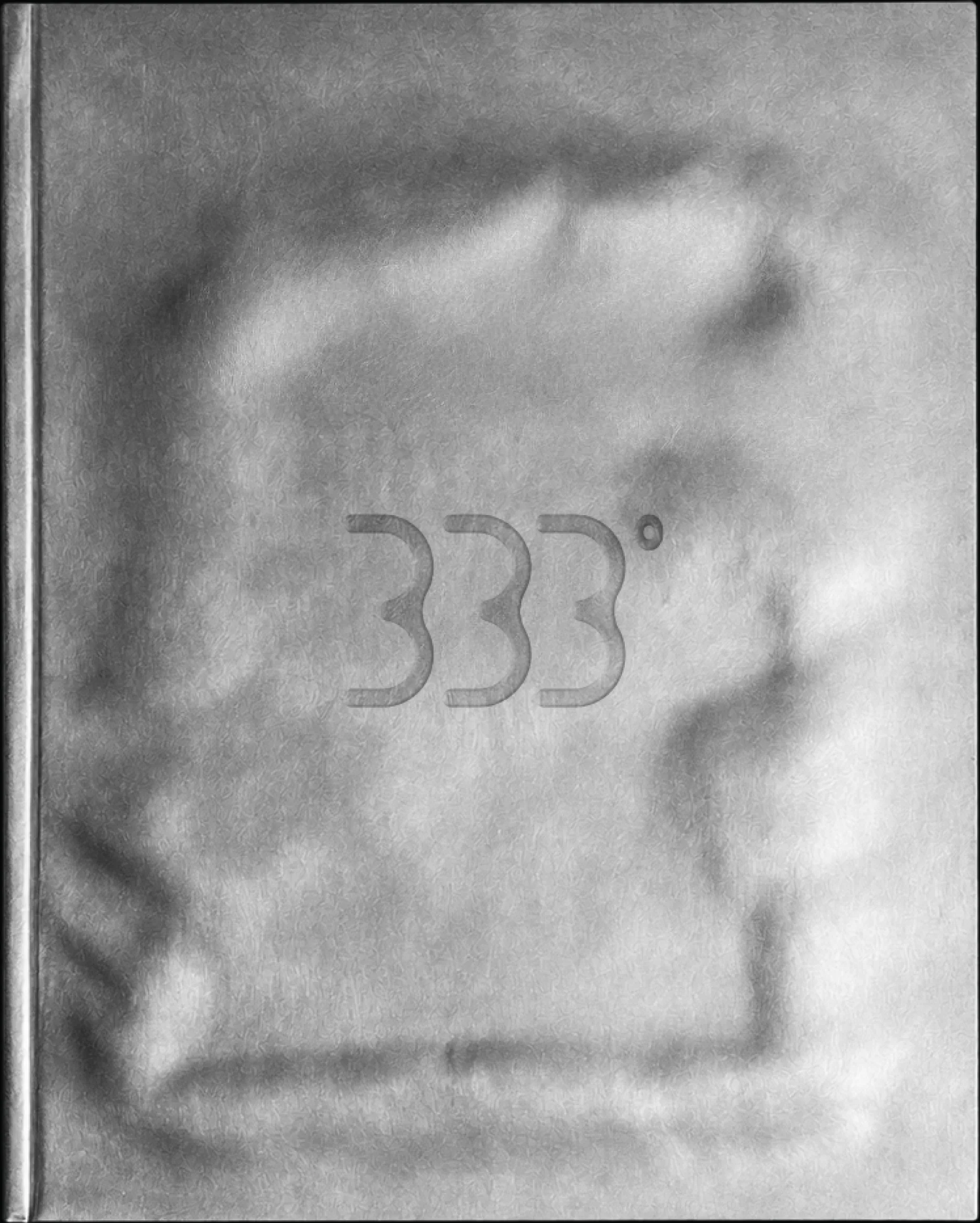 333° 책 표지, 열로 일그러진 회색 표지 콘셉트